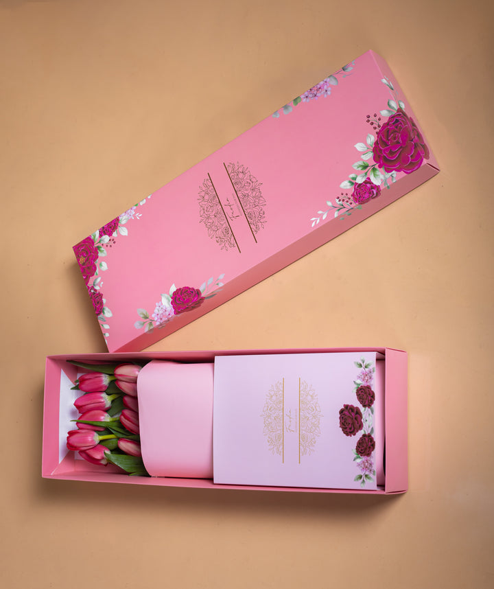 Caja de 10 Tulipanes