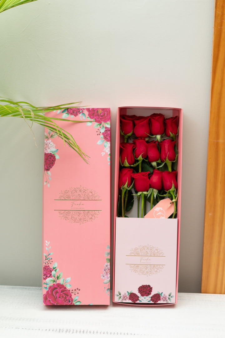 Caja de 12 Rosas