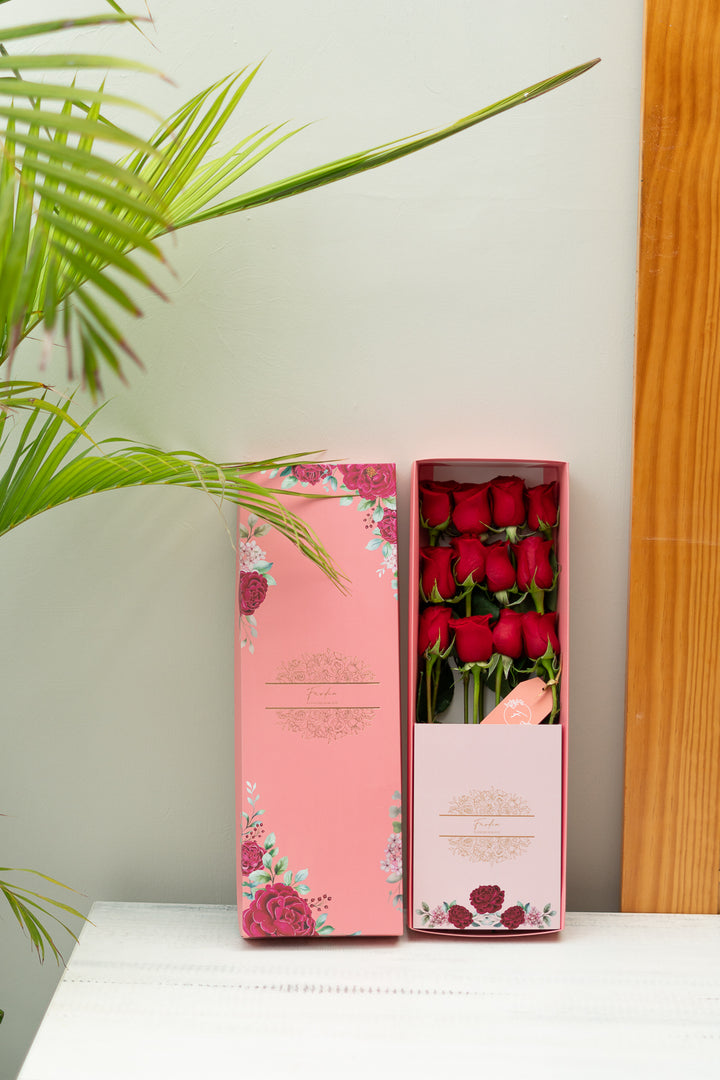 Caja de 12 Rosas